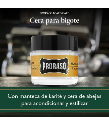 Cera Bigote Proraso Madera y Especias 15ml - 2