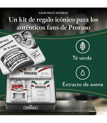 Estuche Afeitado Toccasana Té Verde y Avena Proraso - 4