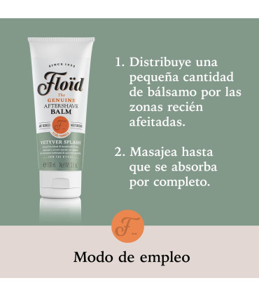 After Shave Bálsamo Vetyver Splash Floïd 100ml - 5