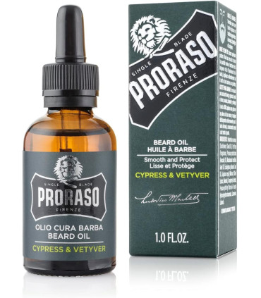 Aceite Barba Cypress & Vetyver Proraso 30ml - 1
