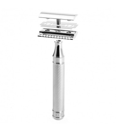 Maquinilla de Afeitar Clásica Mühle R89G Cromada Traditional Mango Largo - 2