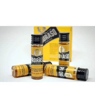 Aceite Reafirmante Barba Madera y Especias Proraso (4x17ml) - 2