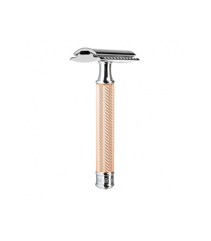 Maquinilla de Afeitar Clásica Mühle R89 Peine Cerrado Cromada/Rosa Maquinilla de Afeitar Clásica Mühle R89 Peine Cerrado Cromada/Rosa