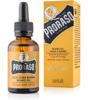 Aceite para Barba Maderas y Especias Proraso 30ml - 1