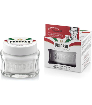 Crema Pre Afeitado Té Verde y Avena Proraso 100ml - 1