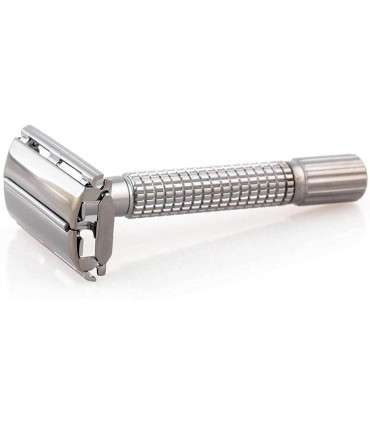 Maquinilla Afeitar Apertura Mariposa Epsilon Gun Metal - 2