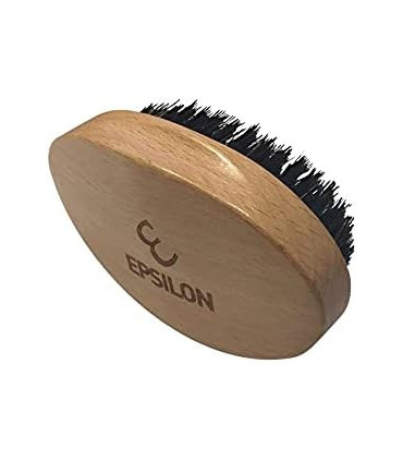 Cepillo Barba Mango Madera y Cerdas Naturales Epsilon - 1
