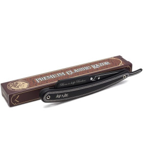 Navaja Barbero Acero Inoxidable Carbon Edition Hey Joe - 4
