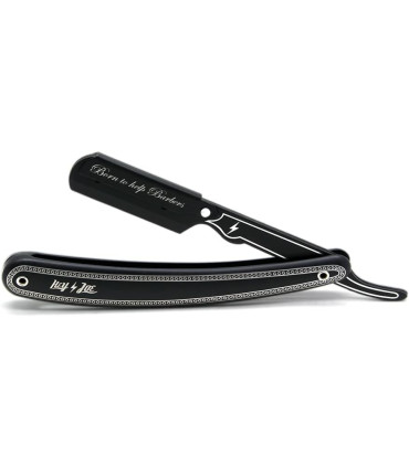 Navaja Barbero Acero Inoxidable Carbon Edition Hey Joe - 1