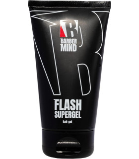 Gel Fijador Flash Supergel Barber Mind 150ml - 1 Gel Fijador Flash Supergel Barber Mind 150ml - 1