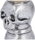 Brocha Afeitar Sintética Calavera Plateada SensaBien - 2