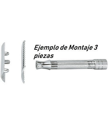 Maquinilla de Afeitar Clásica Merkur 33C Peine Cerrado - 5