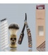 Set Afeitado Navaja Barbera y Brocha Cerda Calavera SensaBien - 1