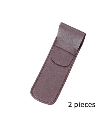 Funda Cuero Marrón Maquinillas y Navajas Afeitar 2 Uds. SensaBien - 2