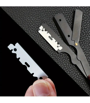 Navaja de Afeitar Palisandro con Funda Cuero SensaBien - 4