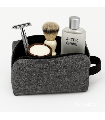 Neceser de Lona Gris Oscuro SensaBien - 2