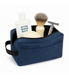 Neceser de Viaje Azul de Lona con Asa SensaBien - 2