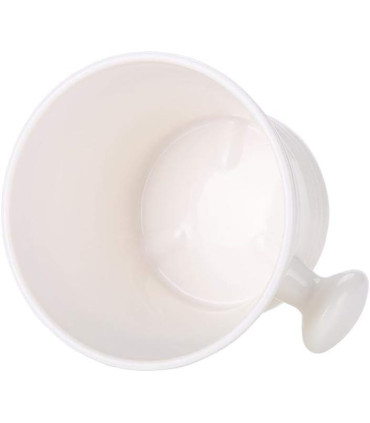 Taza de Afeitado con Asa Blanca Plástico SensaBien - 3