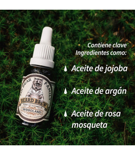 Aceite Barba Mr Bear Family Woodland 30ml - 2