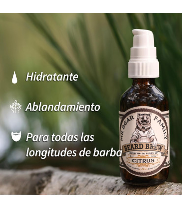 Aceite Barba Mr Bear Family Citrus 30ml - 3
