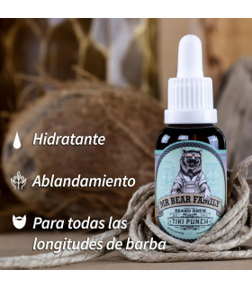 Aceite Barba Tiki Punch Mr Bear Family 30ml - 3