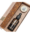 Pack Aceite Barba y Cera Bigote Bozze & Baccy Captain Fawcett