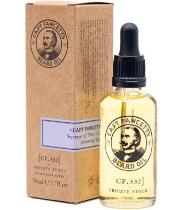 Aceite Barba Private Stock Captain Fawcett 50ml - 3
