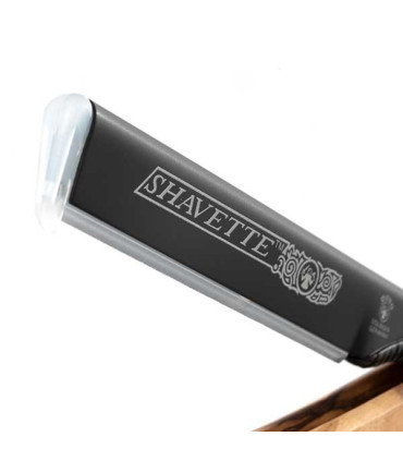 Navaja Dovo Shavette Mango Madera de Olivo - 2