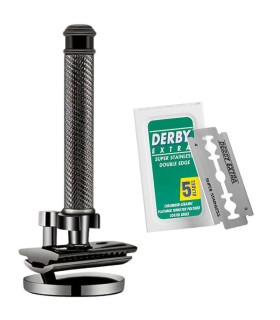 Maquinilla de Afeitar Gun‑Metal con Soporte SensaBien - 1