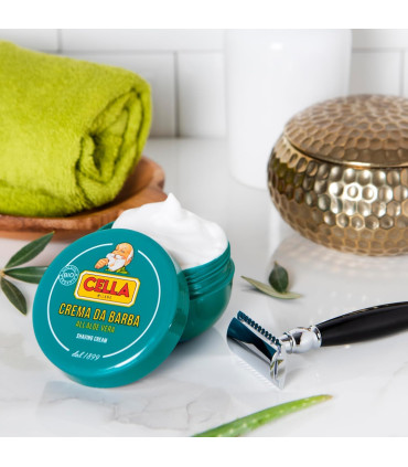 Jabón de Afeitar Cella Milano BÍO Alóe Vera 150ml - 4