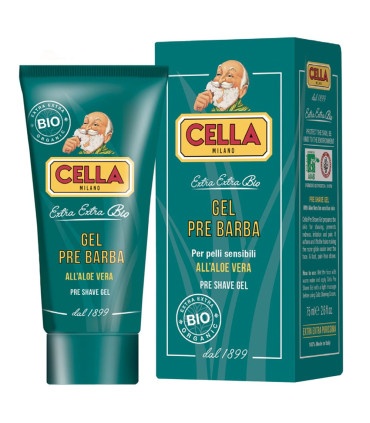 Gel Pre Afeitado Bio Cella Milano 75ml Alóe Vera - 1