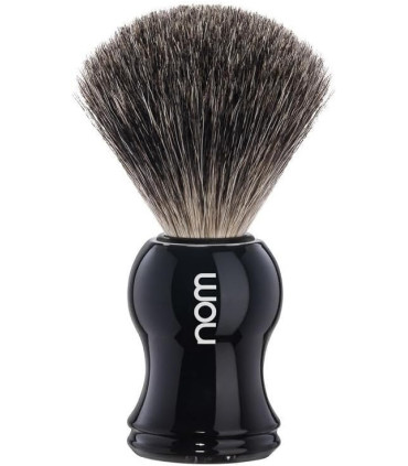 Brocha de Afeitar Tejón Puro Nom Serie Gustav Negra - 1