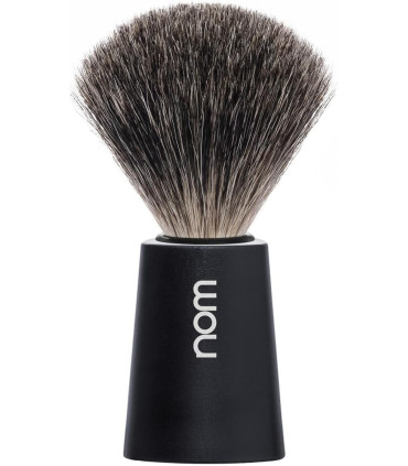 Brocha de Afeitar Tejón Puro Nom Serie Carl Negra - 1