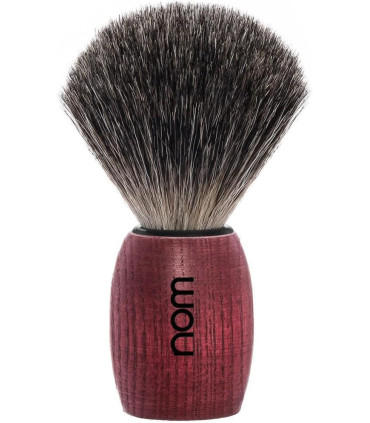 Brocha de Afeitar Nom Tejón Puro Serie Ole Madera Fresno Rojo - 1