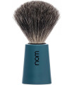Brocha Afeitar Nom Tejón Puro Serie Carl Mango Azul Petrol