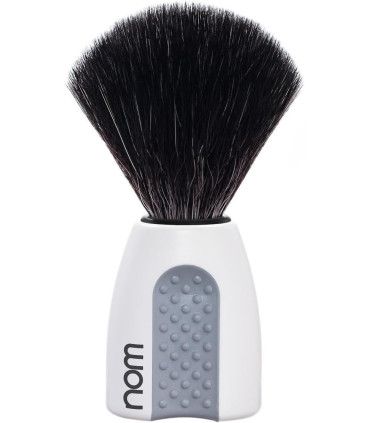 Brocha de Afeitar Fibra Sintética Nom Serie Erik Mango Blanco - 1