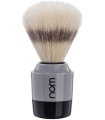 Brocha de Afeitar Nom Cerda Pura Gris/Negro Serie Marten
