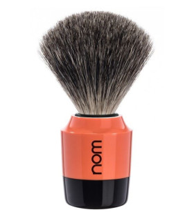 Brocha de Afeitar Tejón Nom Marten Coral/Negro - 1
