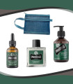 Pack Cuidado Barba Refrescante Proraso Champú, Aceite y Bálsamo
