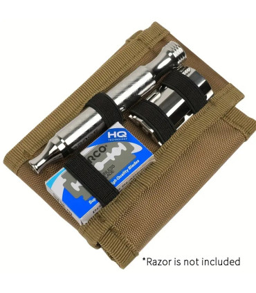 Estuche de Lona Verde para Maquinilla de Afeitar y Cuchillas SensaBien - 2