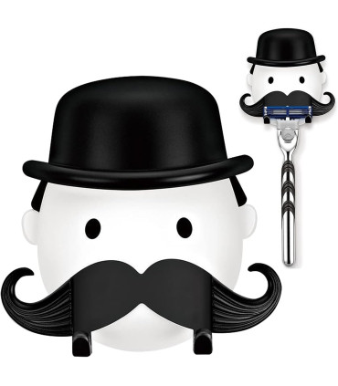 Soporte de Pared con Ventosa para Maquinilla de Afeitar - 1