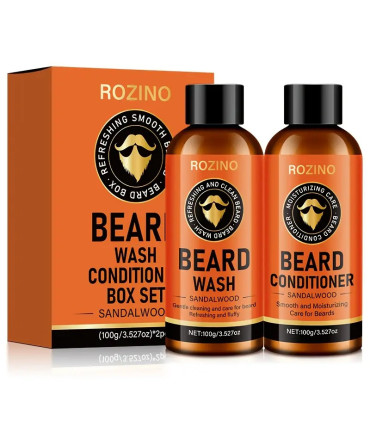 Pack Champú y Acondicionador Barba Sándalo SensaBien - 1