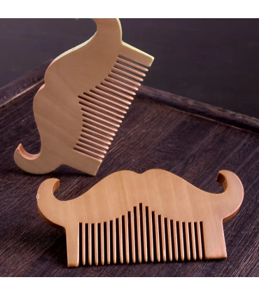 Peine para Bigote Madera Natural SensaBien - 3