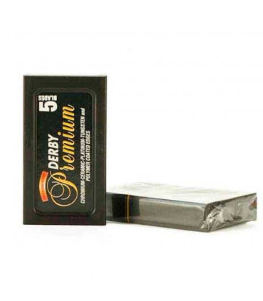 Derby Black Premium 100 | Cuchillas Doble Filo