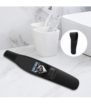 Estuche para Maquinillas, Shavettes y Navajas de Silicona Negra SensaBien - 4