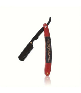 Navaja de Afeitar Plegable Mango Palisandro Tallado SensaBien - 5