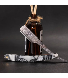 Navaja Afeitar Plegable Mármol Damasco SensaBien - 1