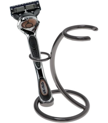 Soporte Multifuncional Maquinillas, Brochas y Navajas de Afeitar Negro SensaBien - 5