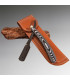 Navaja Barbero Vintage Efecto Madera Gris-Negra con Funda SensaBien - 1
