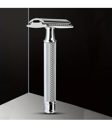 Maquinilla de Afeitar Clásica Peine Cerrado Cromada SensaBien - 1